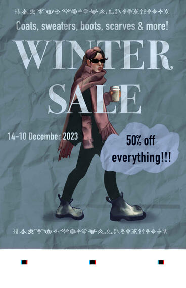 This is an illustration graphic of a fictional advertisement I created back when I was an undergraduate.