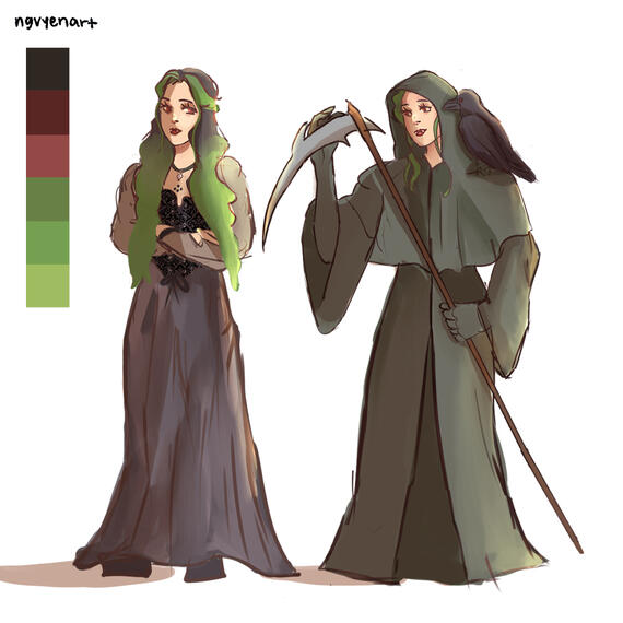 Alice&#39;s character reference sheet